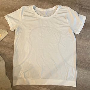 White Lululemon Workout Top